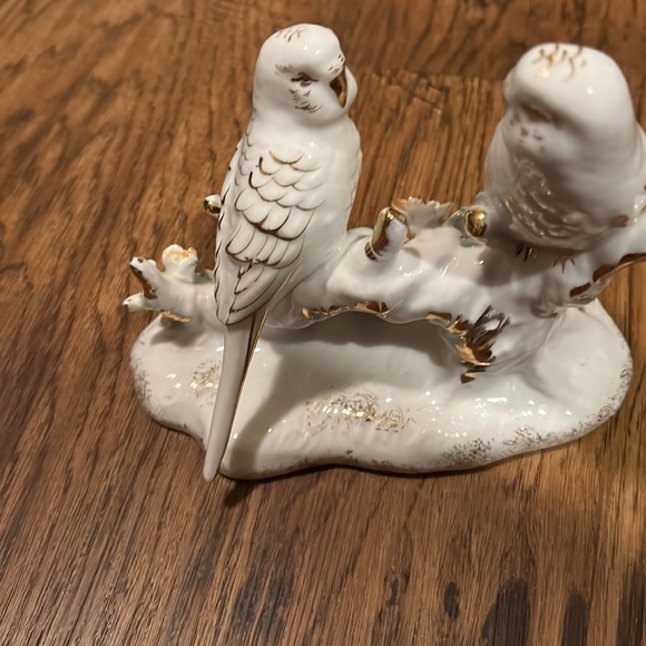 Vintage Norcrest parakeets on branch 1950’s - Picture 4 of 6